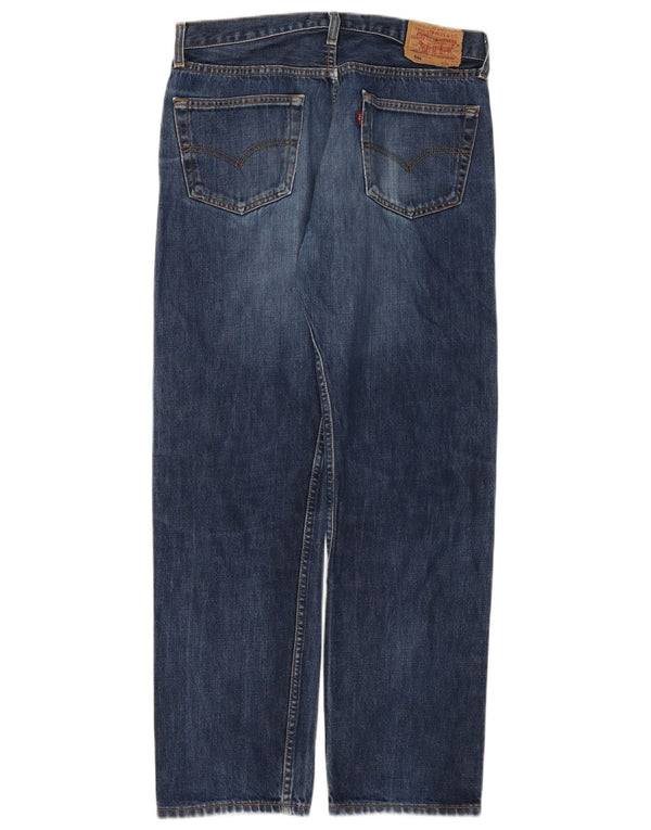 Мужские прямые джинсы Levi's 501 W34 L32 синие, хлопок