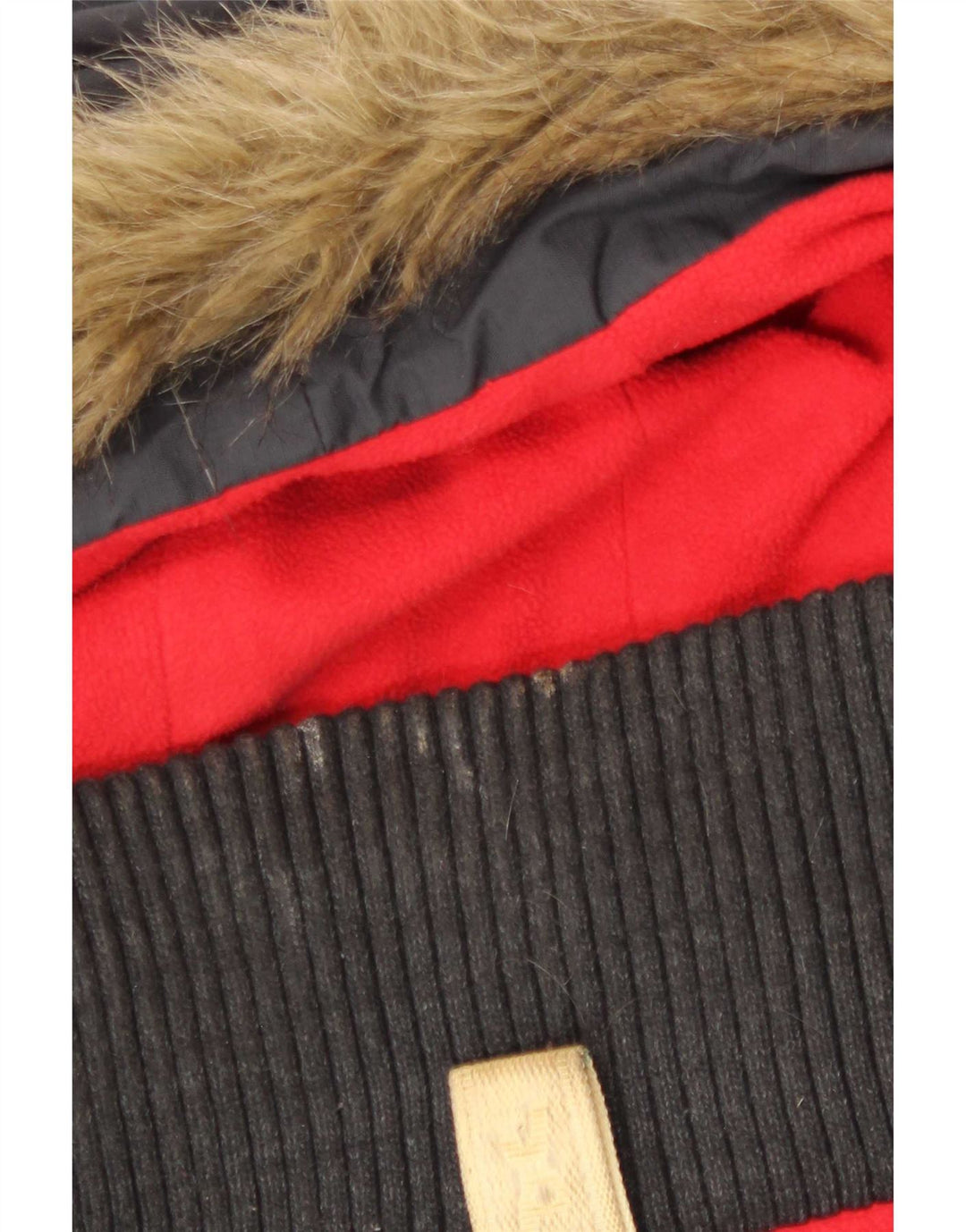 Женский бомбер большого размера с капюшоном Superdry The Windbomber UK 6 XS Серый