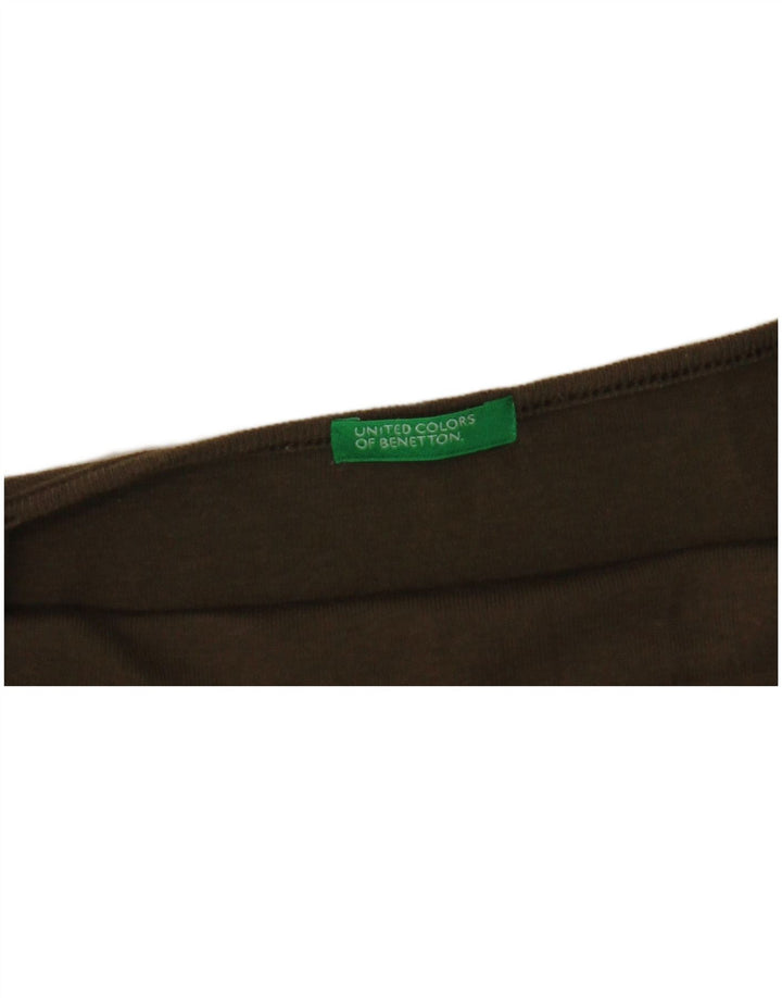 Женский укороченный топ на бретельках BENETTON UK 4 XS, хаки