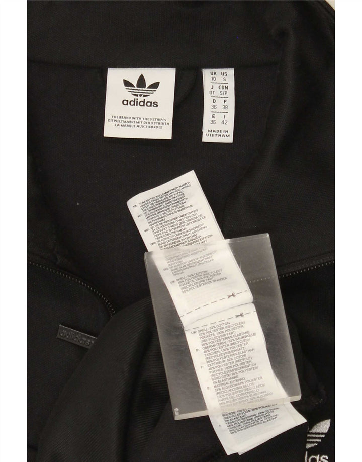 Женский спортивный костюм Adidas Top Jacket UK 10, маленький черный хлопок