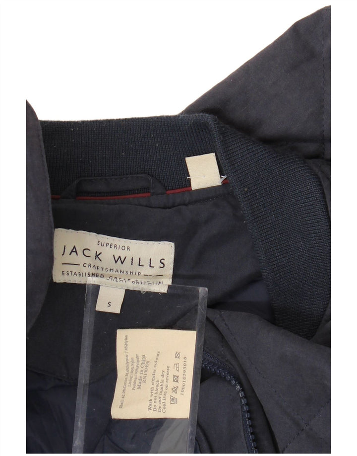 Мужской бомбер JACK WILLS UK 36, маленький, темно-синий, хлопок