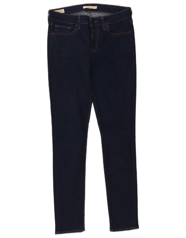 Женские джинсы скинни Levi's 711 W28 L30 Темно-синие, хлопок