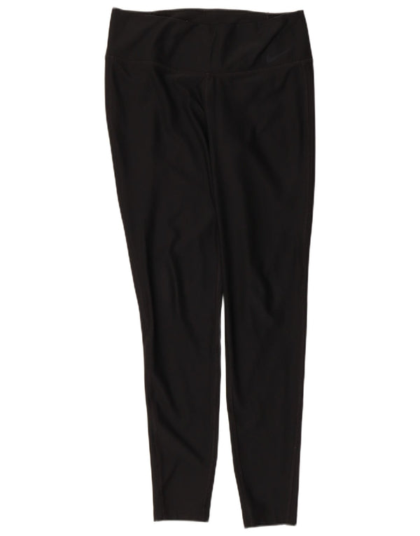 Женские леггинсы NIKE Dri Fit UK 14, средний черный полиэстер