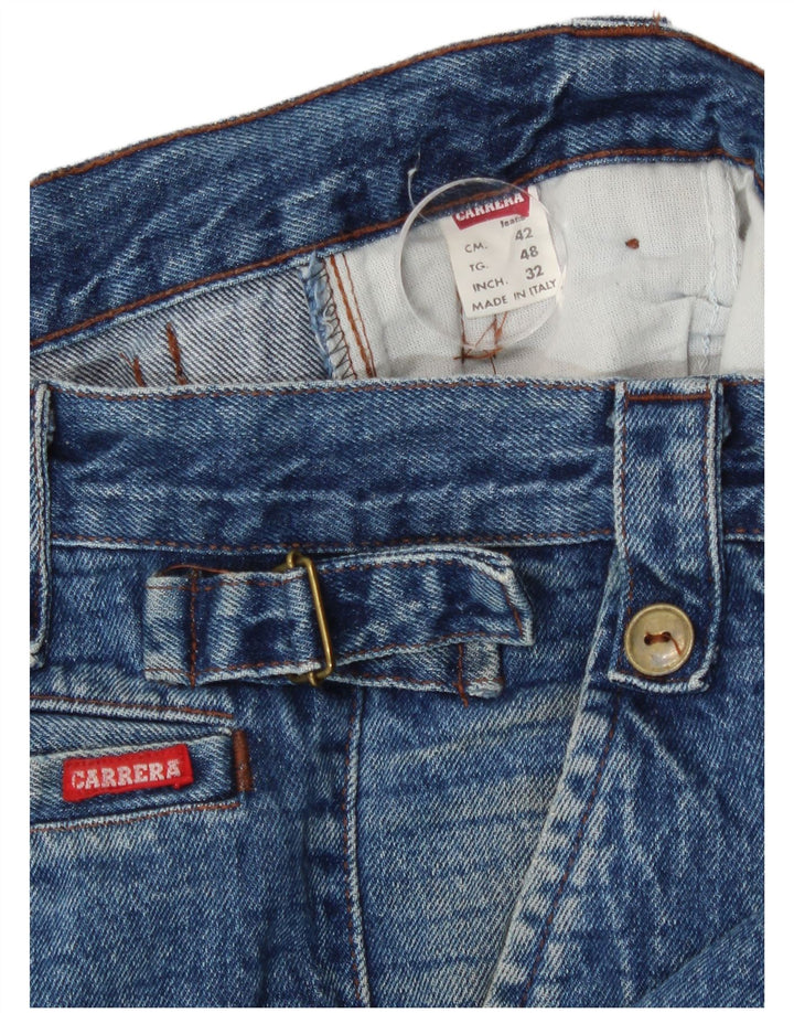 Женские свободные джинсы с высокой посадкой Carrera W32 L27, синий хлопок