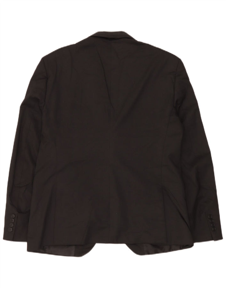 Мужской пиджак на 1 пуговице Zara EU 56 XL, черный