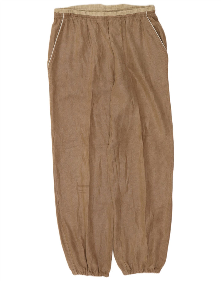 Женские спортивные брюки Diadora, джоггеры, Великобритания, 14, большие, коричневые, полиэстер