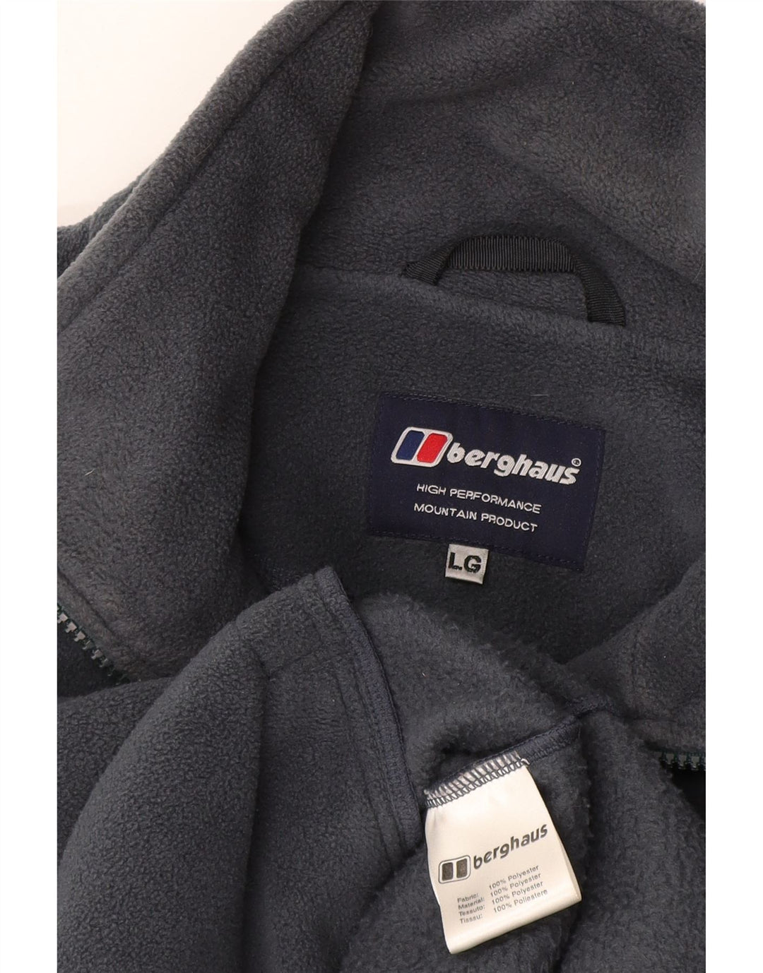 Мужская флисовая куртка Berghaus UK 40, большая темно-синяя, полиэстер