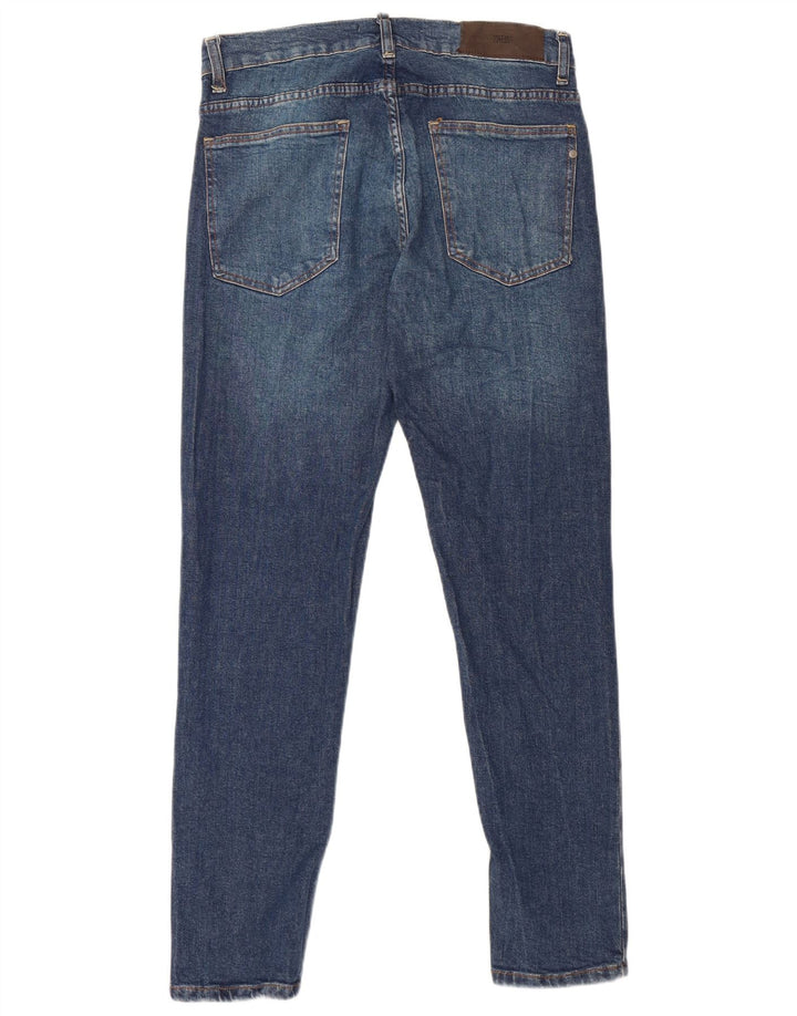 Мужские джинсы скинни ZARA EU 42, большие W32 L30, синие, хлопок