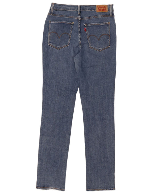 Женские прямые джинсы Levi's 724 с высокой посадкой W30 L32, синие, хлопок