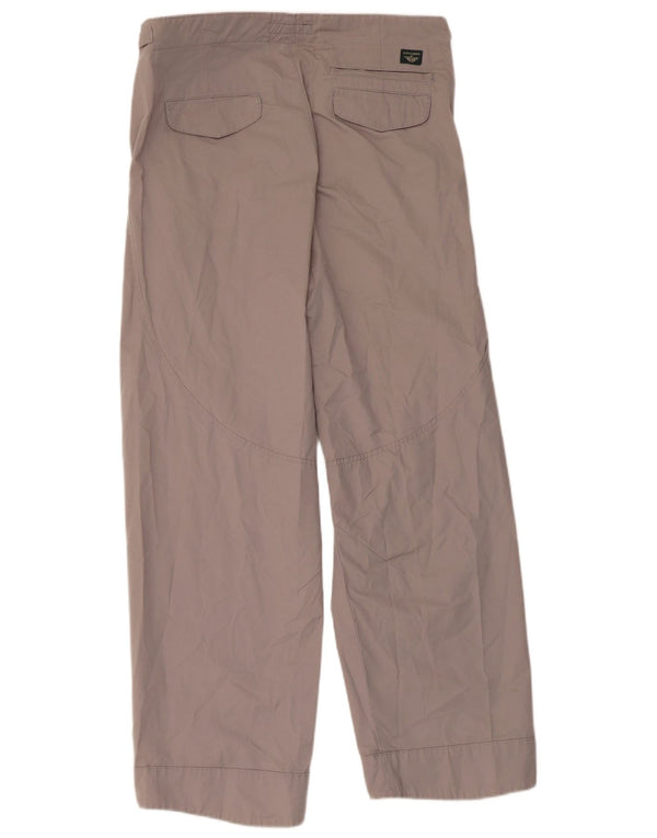 DOCKERS Мужские прямые брюки чинос цвета хаки W32 L30 Серые