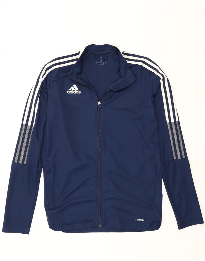 Мужской спортивный костюм Adidas Aeroready, верхняя куртка, средний темно-синий, полиэстер