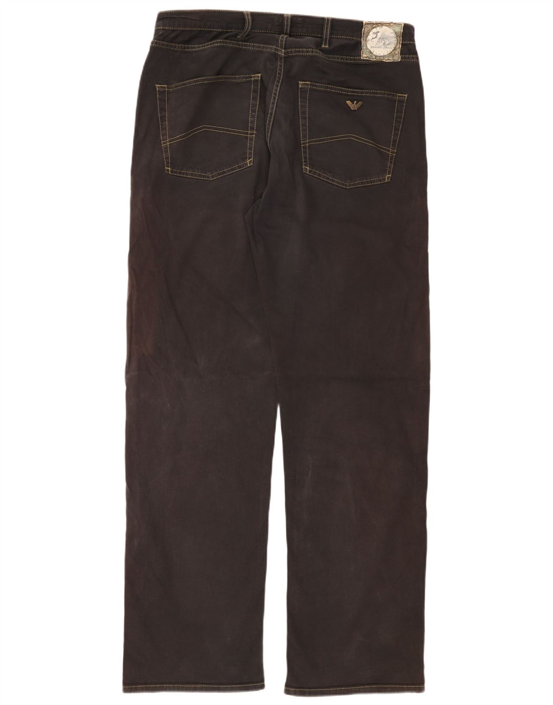 Мужские прямые джинсы ARMANI W36 L34 черные