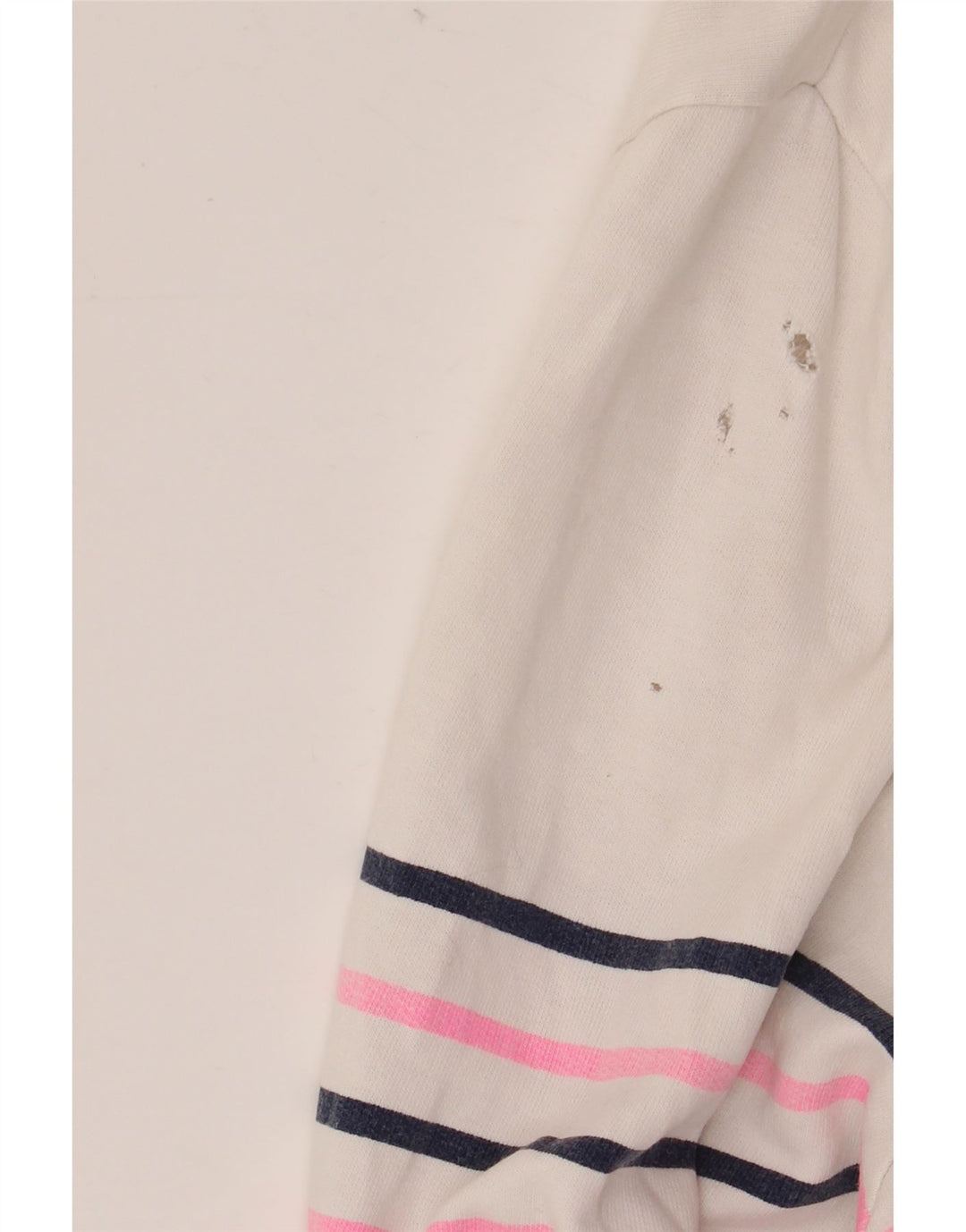 JOULES Женский свитер с воротником на пуговицах, джемпер UK 20 2XL, белый в полоску