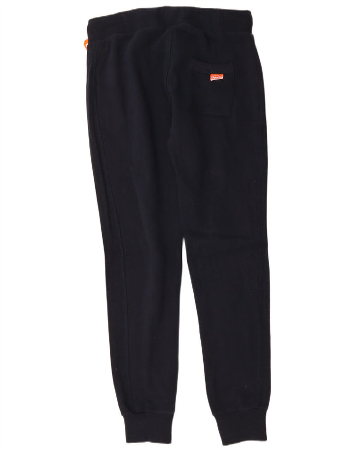 Женские спортивные брюки Superdry Joggers UK 14, большие темно-синие, хлопок