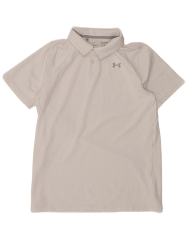 Рубашка-поло Under Armour для мальчиков 13–14 лет, XL, белый полиэстер