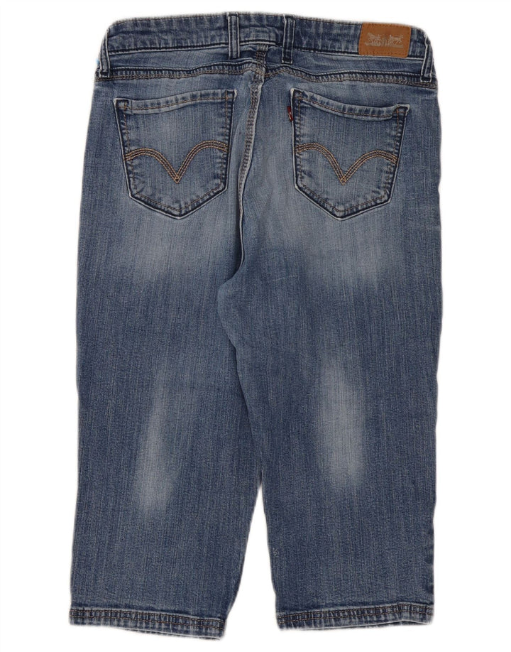 Женские джинсы-капри LEVI'S US 12, большие размеры W31 L18, синие, хлопок