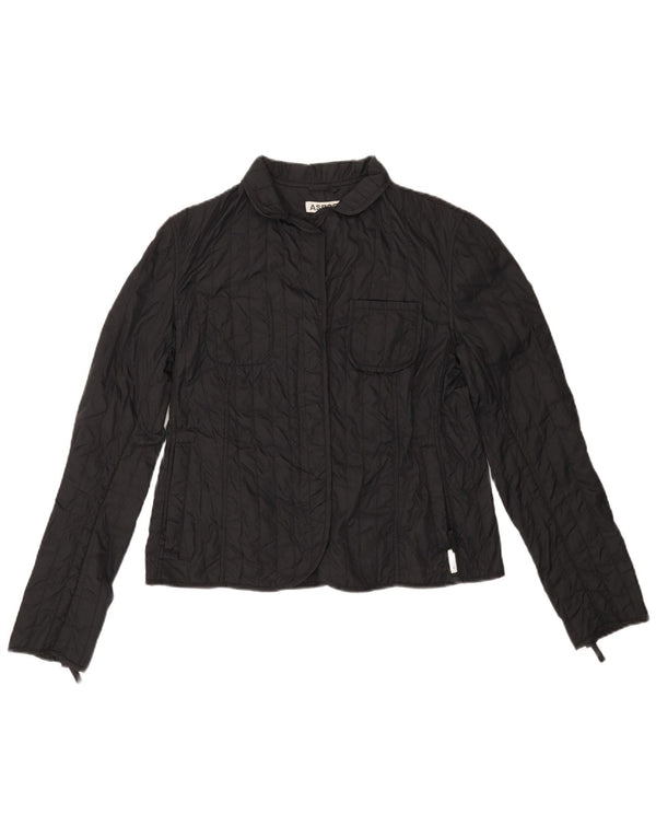 Женская стеганая куртка ASPESI UK 18 XL, черный полиамид