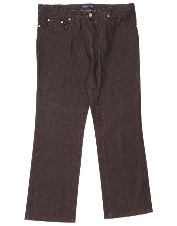 Женские джинсы Trussardi Bootcut W34 L29, черный хлопок