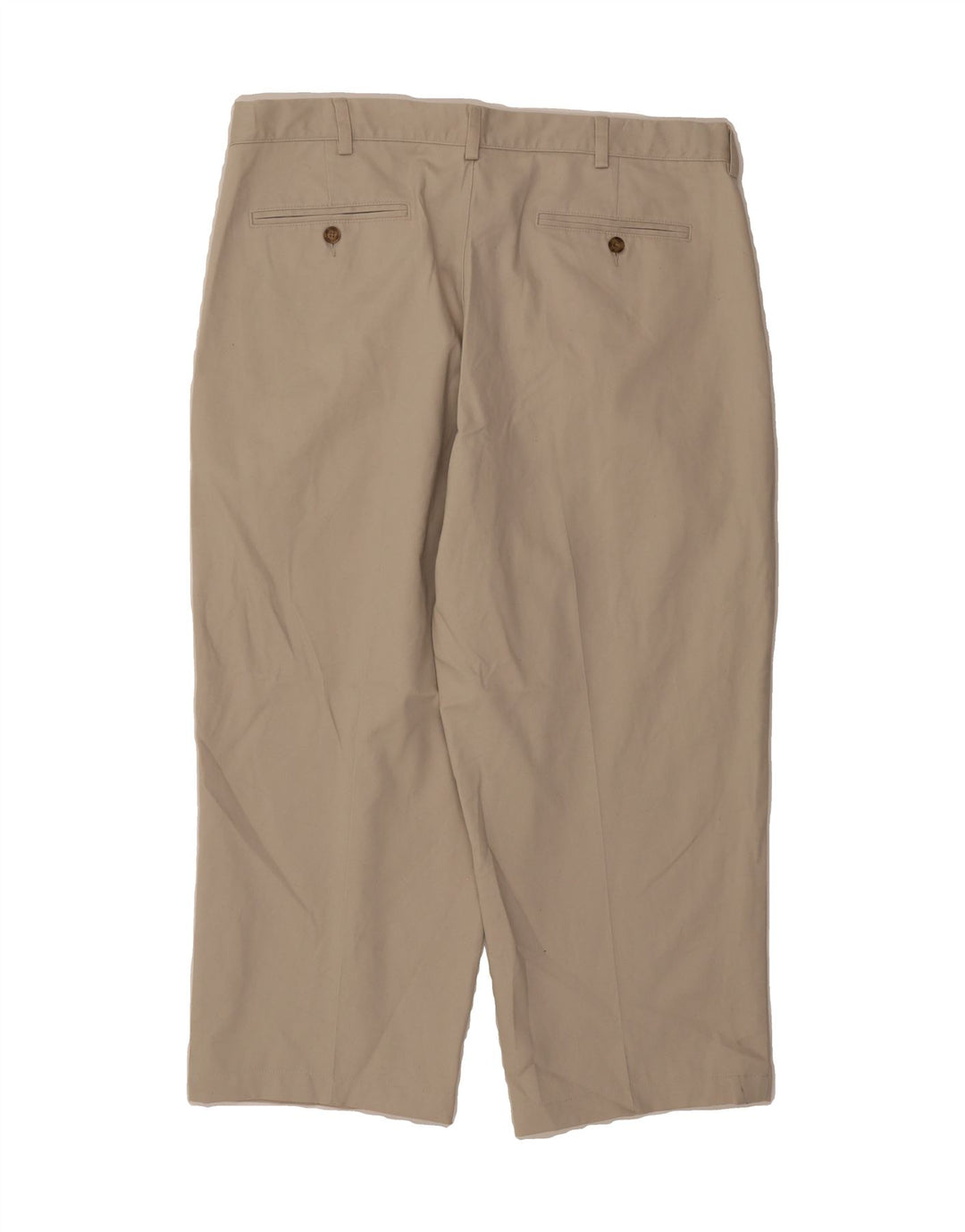 L.L.BEAN Mens Pegged Cropped Trousers W38 L25  Beige Vintage L.L.Bean and Second-Hand L.L.Bean from Messina Hembry 