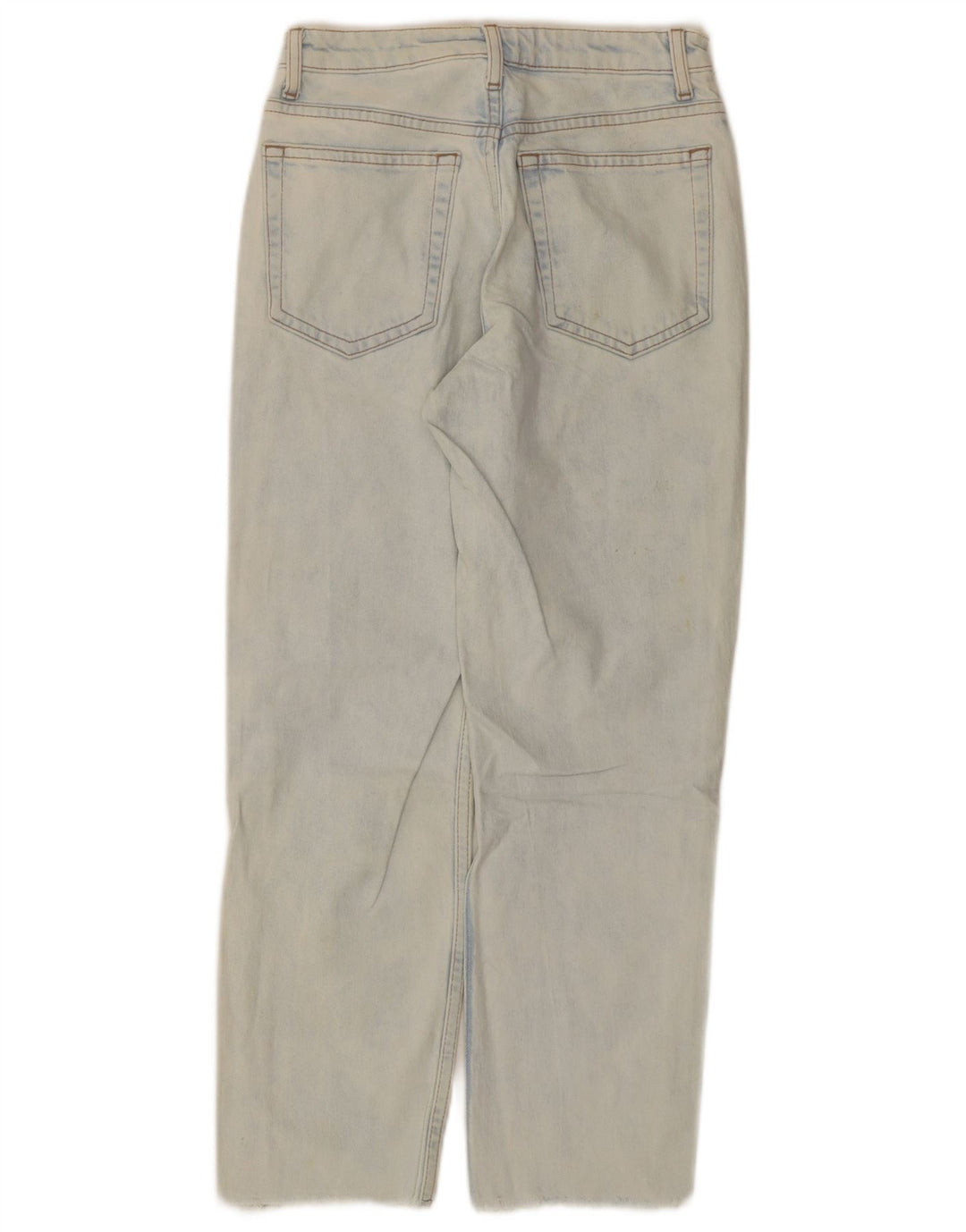 Topshop Женские прямые джинсы W25 L25 Синие хлопковые