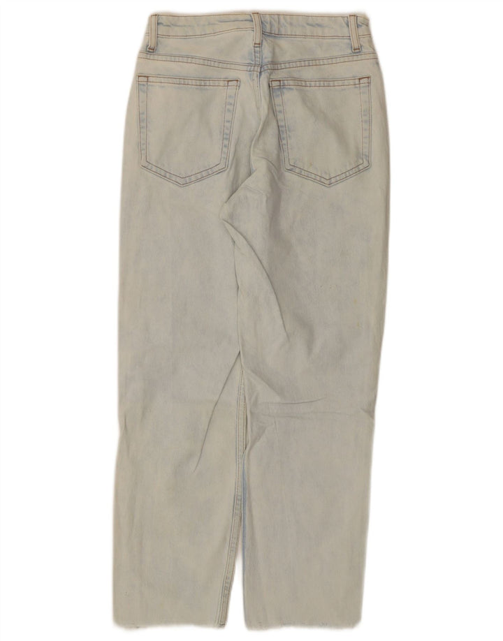 Topshop Женские прямые джинсы W25 L25 Синие хлопковые