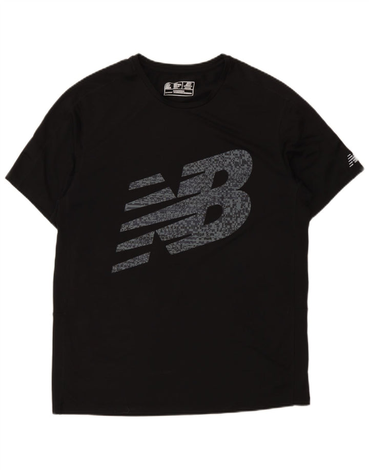 Мужская футболка с рисунком New Balance, средний черный