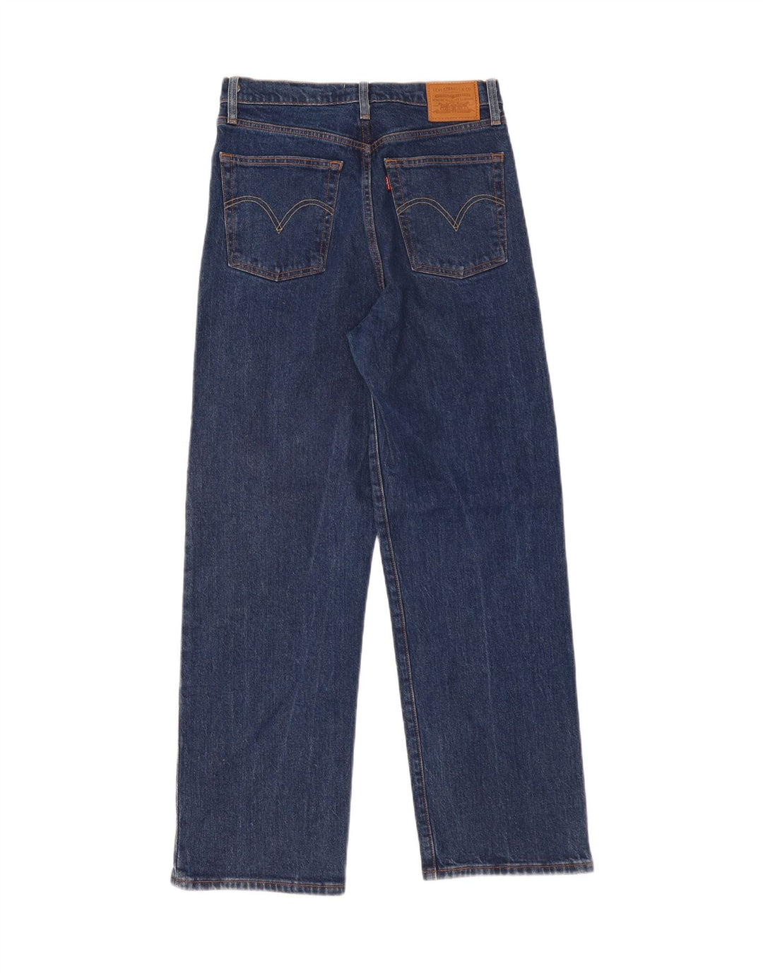 Женские прямые джинсы LEVI'S Ribcage W30 L29, синий хлопок