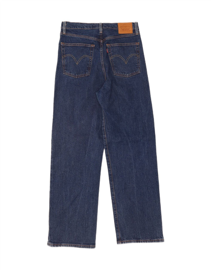 Женские прямые джинсы LEVI'S Ribcage W30 L29, синий хлопок