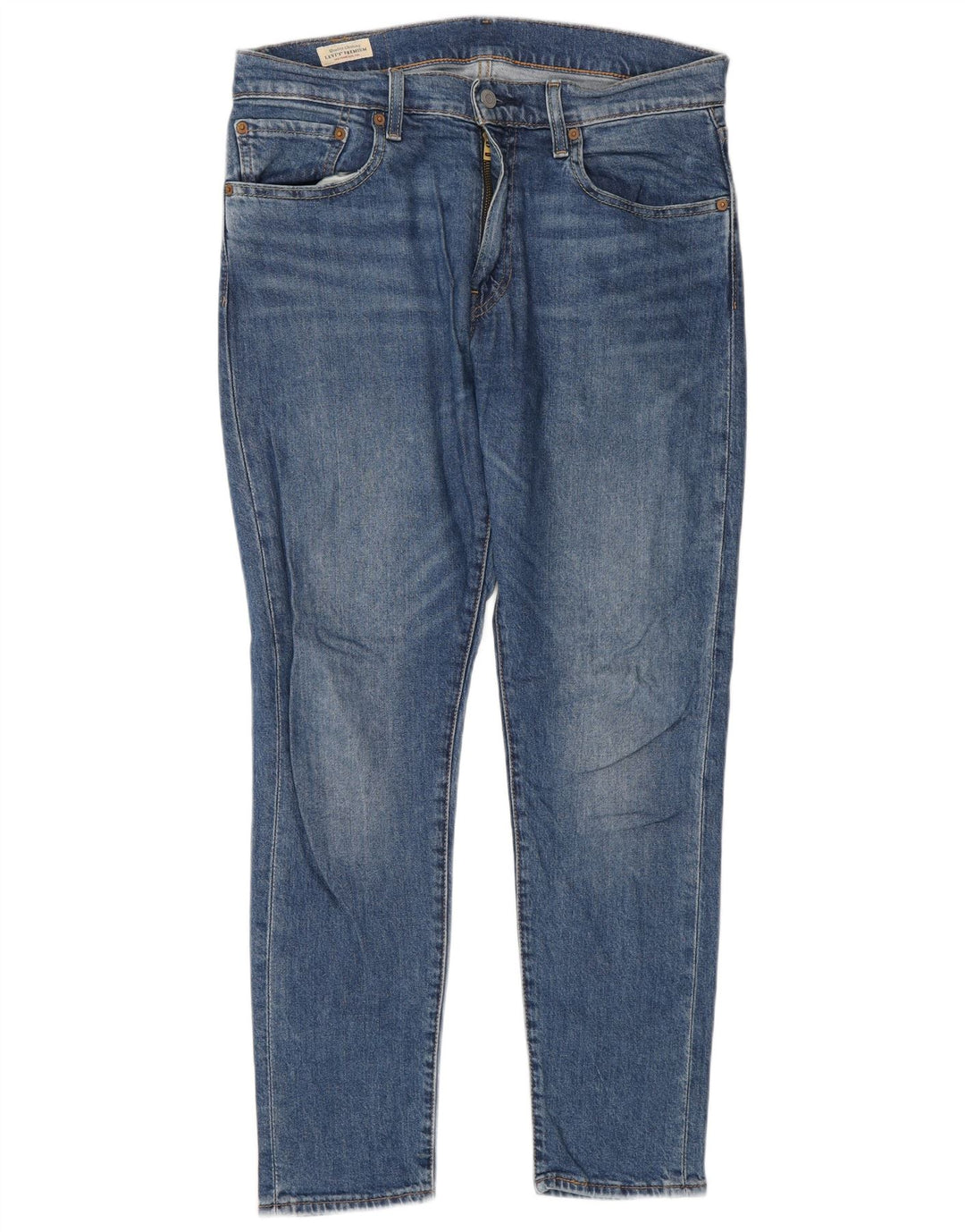 Мужские узкие джинсы Levi's W32 L30 синие, хлопок