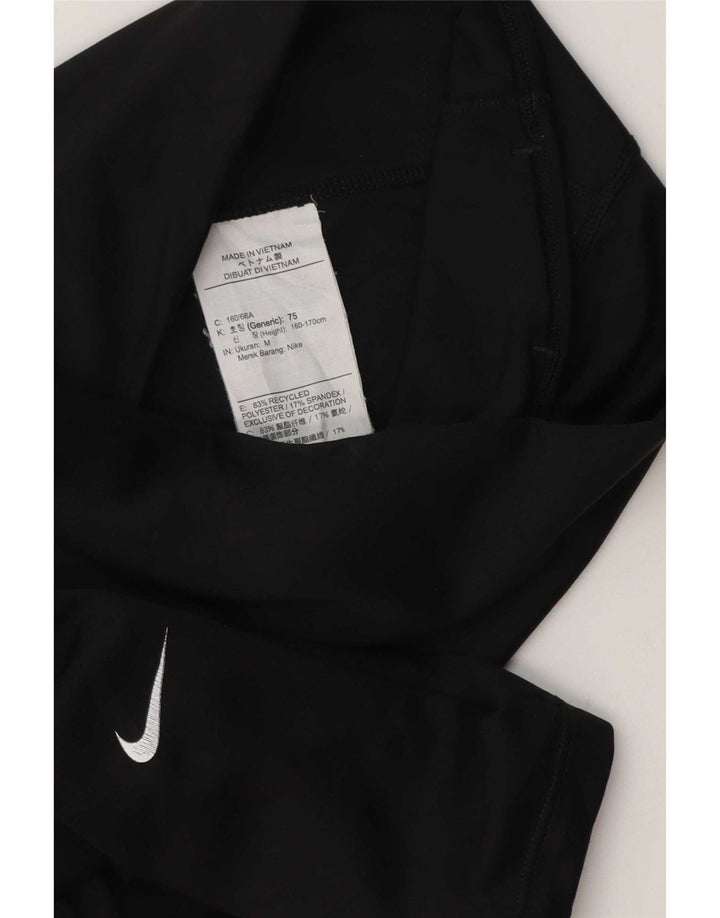 Женские леггинсы Nike UK 12, средний черный полиэстер