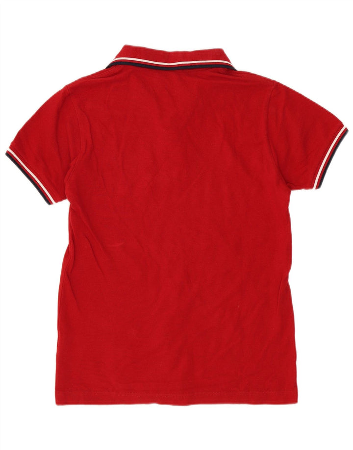 Рубашка-поло Fred Perry для мальчиков 11-12 лет, красная, хлопковая