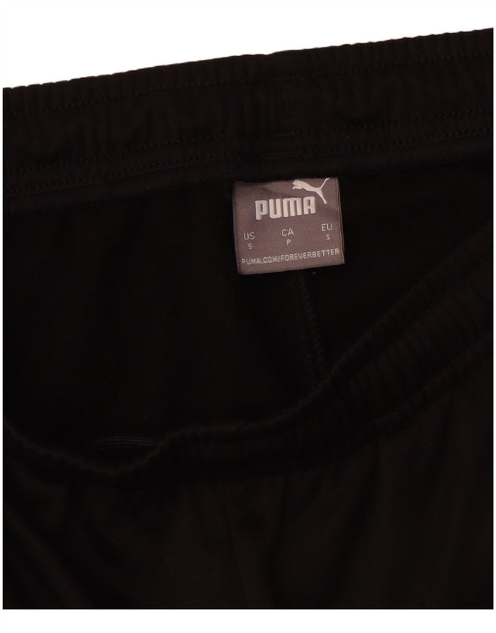 Мужские спортивные брюки Puma с графическим рисунком, маленькие черные полиэстер с цветными блоками