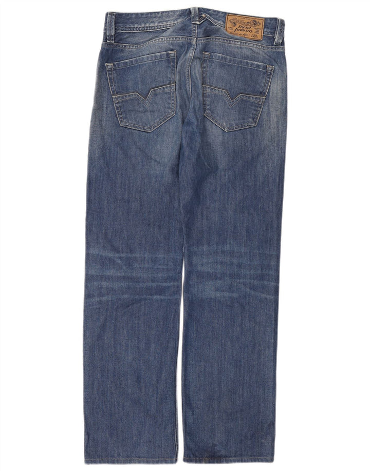 Мужские прямые джинсы DIESEL Larkee стандартного кроя W29 L30, синий хлопок