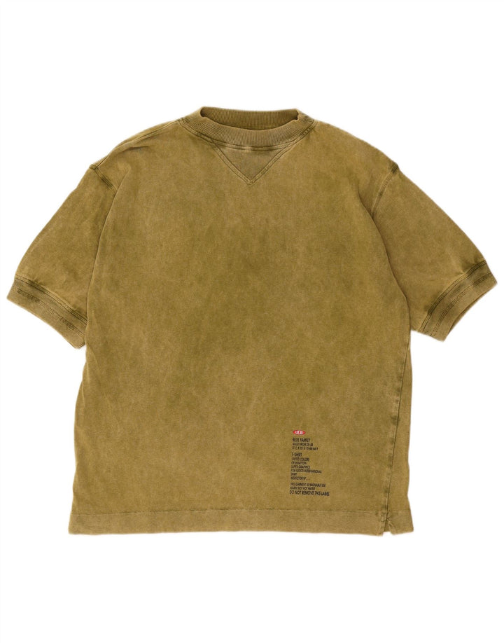 Мужская футболка Benetton, большая, зеленая