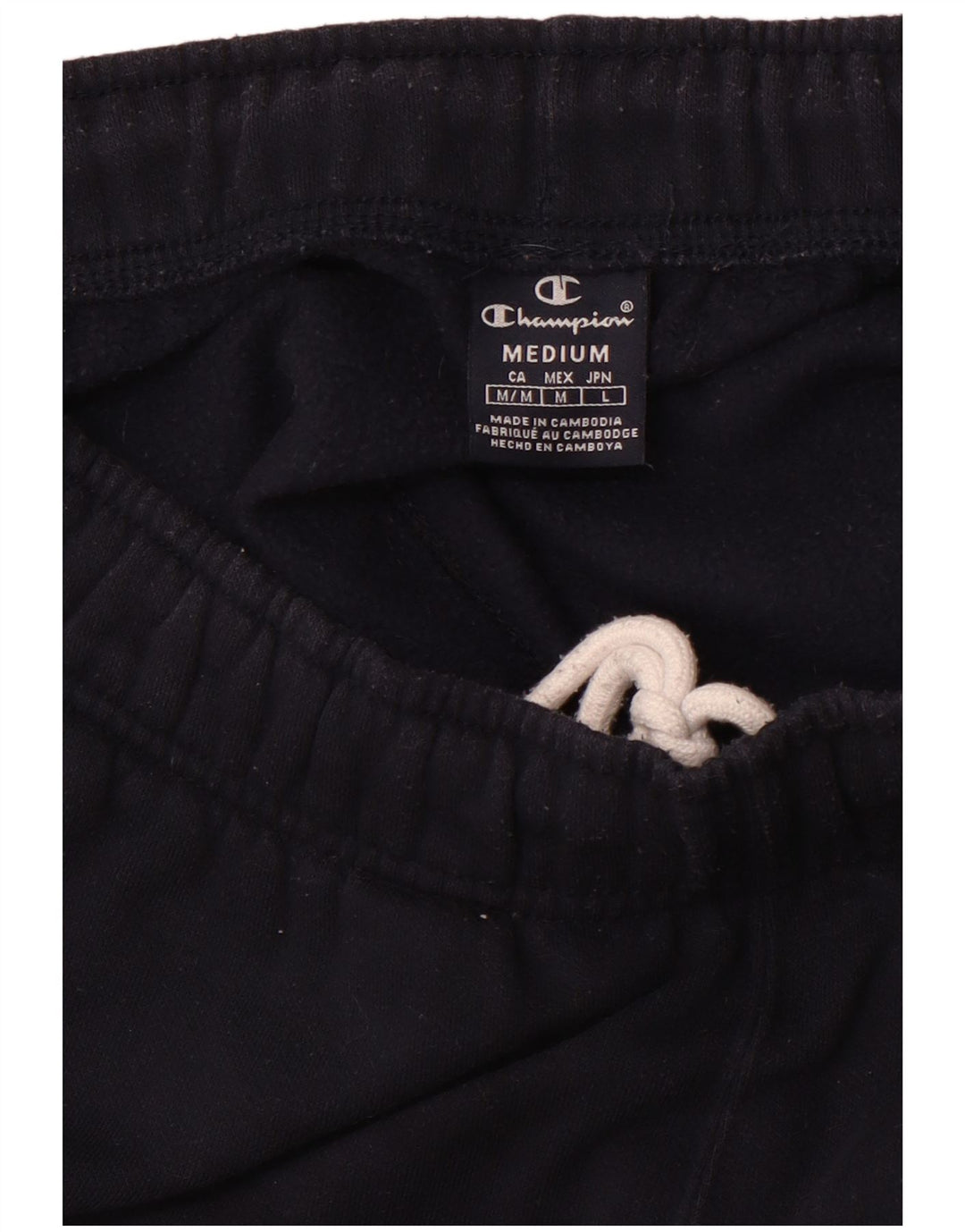 Мужские спортивные шорты CHAMPION с рисунком, средние, темно-синие