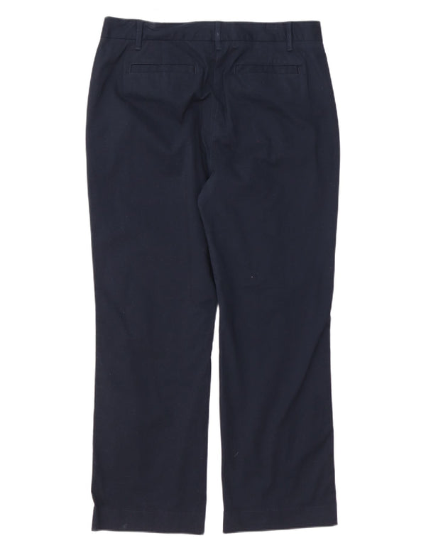Женские зауженные брюки-чиносы Marks & Spencer UK 14, большие W34 L28, темно-синие