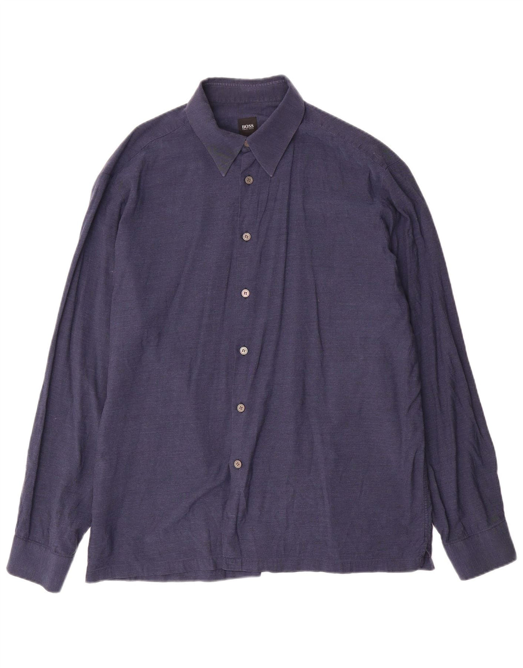 Мужская рубашка Hugo Boss XL темно-синяя