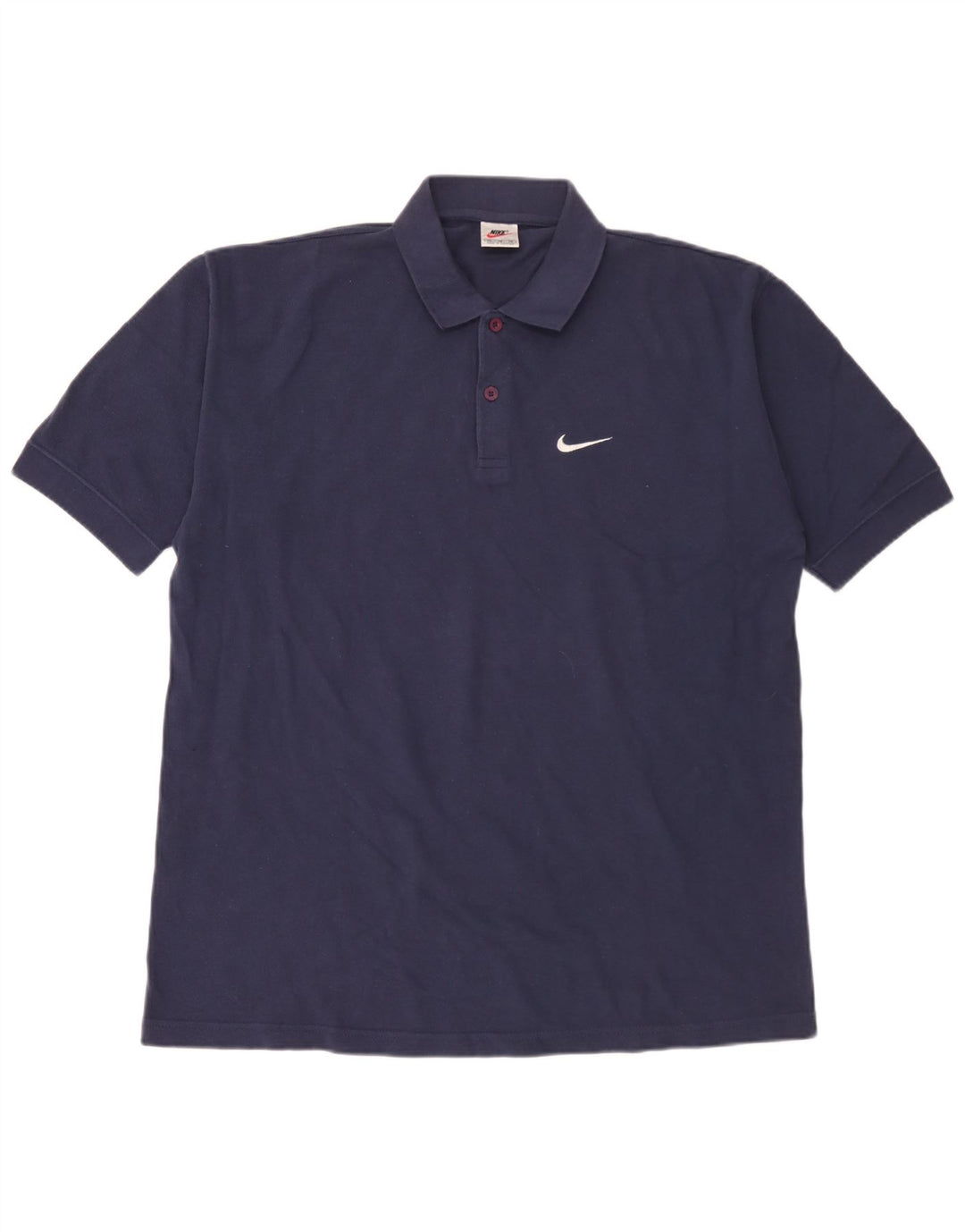 Мужская рубашка-поло Nike XL темно-синяя, хлопок