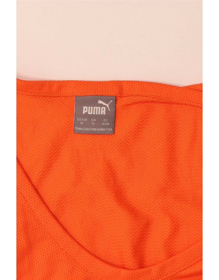 Мужской жилет с рисунком Puma XL оранжевый полиэстер