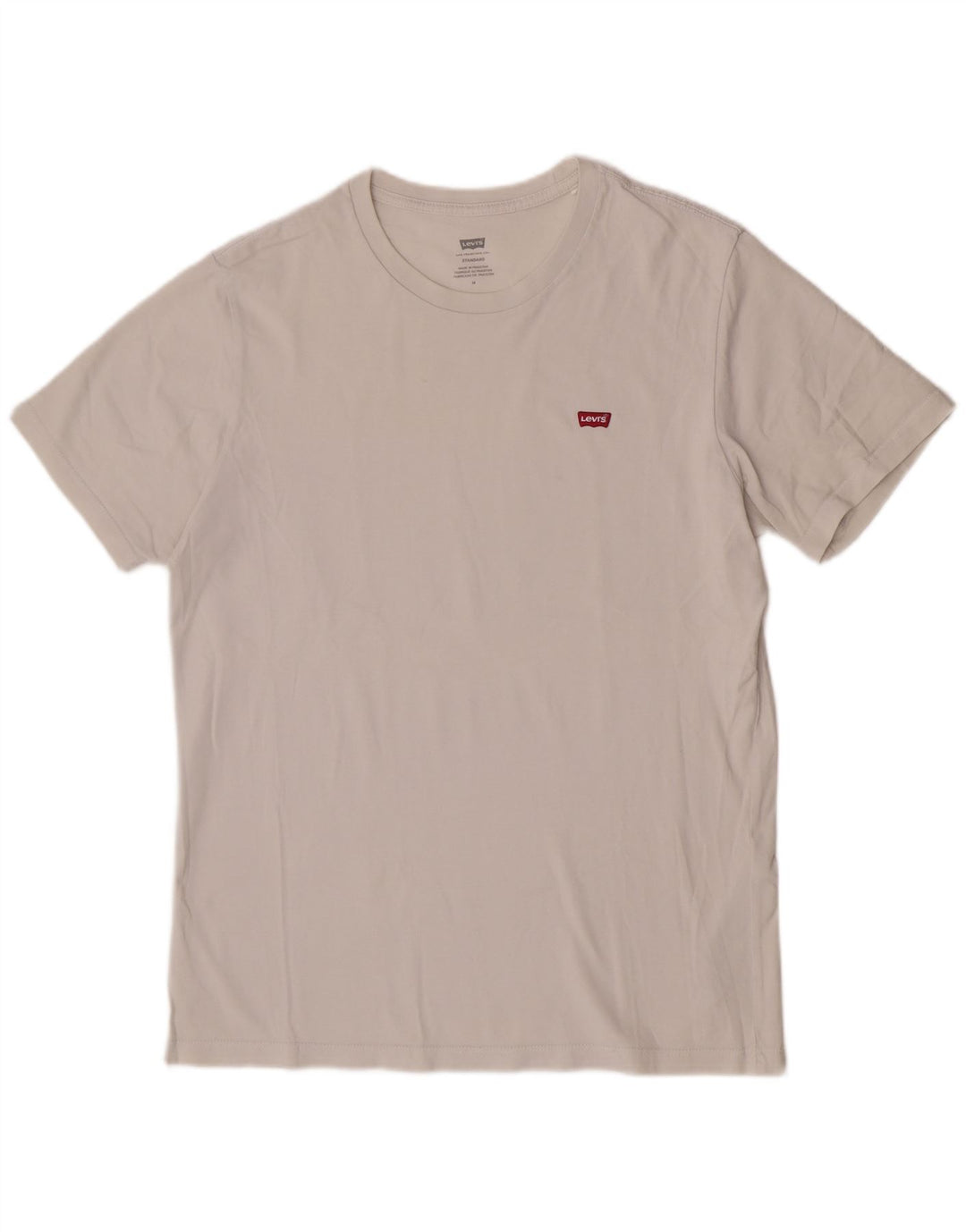 Мужская футболка Levi's Top Medium Бежевый Хлопок