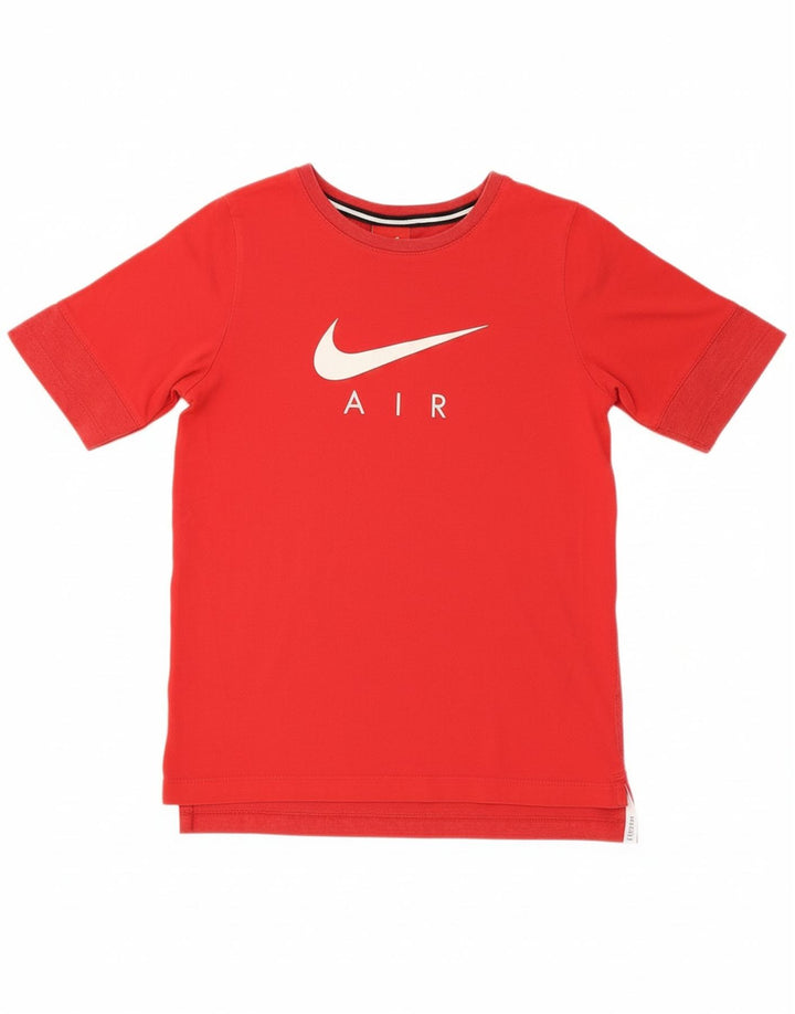 NIKE Boys Graphic T-Shirt Top 12-13 Years Large Red