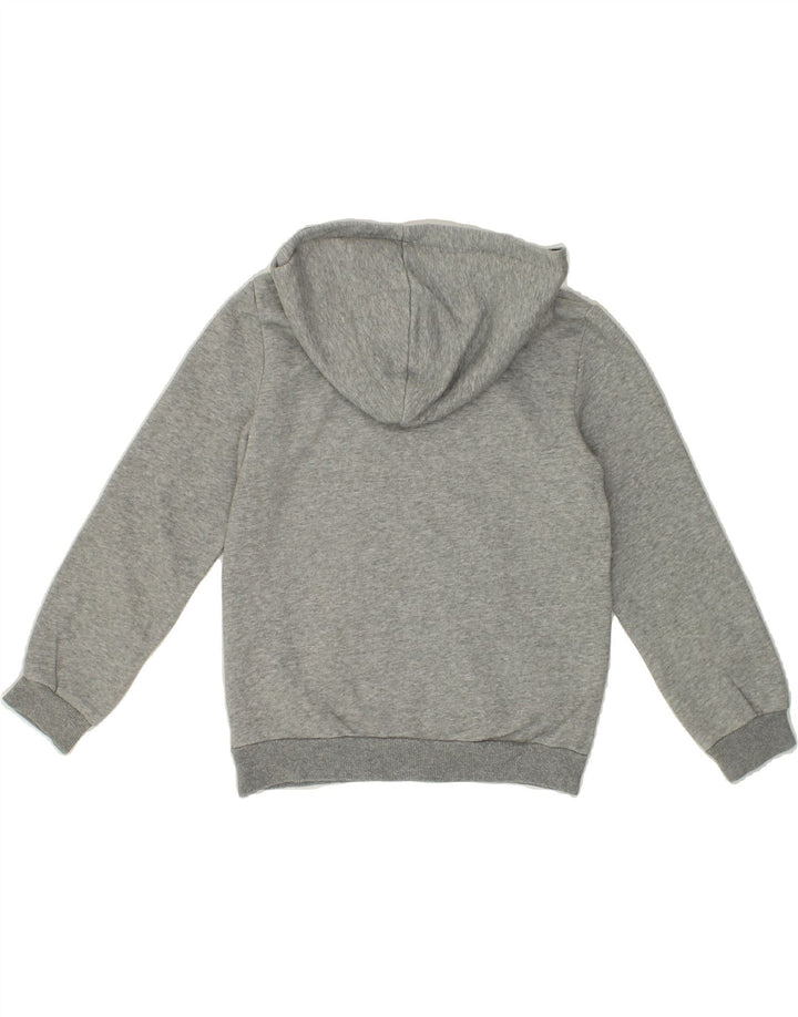 PUMA Boys Graphic Hoodie Jumper 9-10 Years Medium  Grey Cotton Vintage Puma and Second-Hand Puma from Messina Hembry 