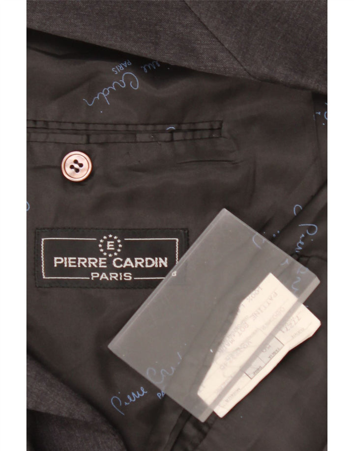 Мужской двубортный пиджак PIERRE CARDIN EU 50, большой серый шерстяной пиджак