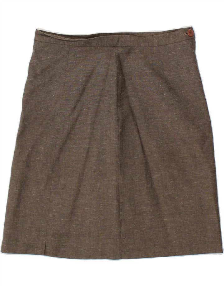 H&M Womens Straight Skirt EU 40 Medium W28 Grey Polyester | Vintage H&M | Thrift | Second-Hand H&M | Used Clothing | Messina Hembry 