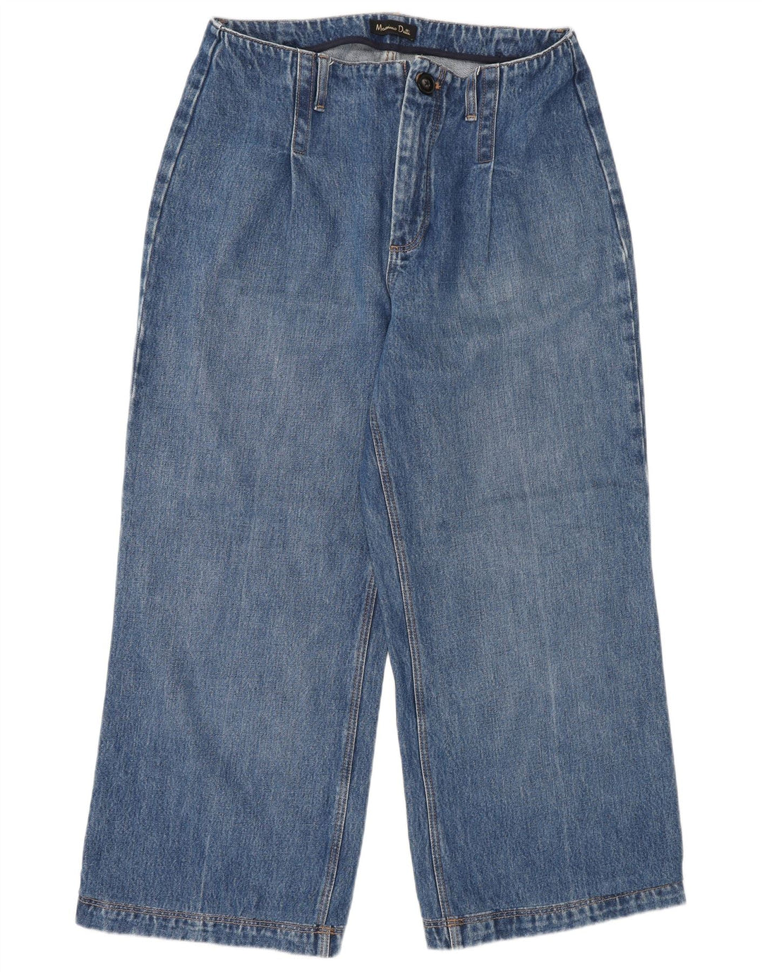 Женские широкие джинсы Massimo Dutti W30 L26 синие