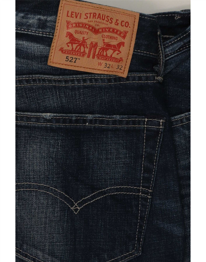 Мужские джинсы Levi's 527 Bootcut W32 L32 Темно-синие, хлопок