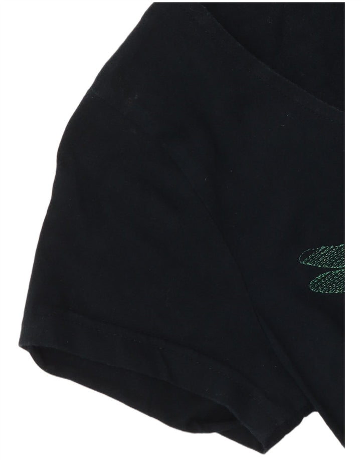 Асимметричная туника DESIGUAL для девочек, топ 13–14 лет, темно-синий с цветочным принтом