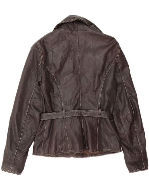 CONBIPEL Женская кожаная куртка IT 42 Medium Brown Leather