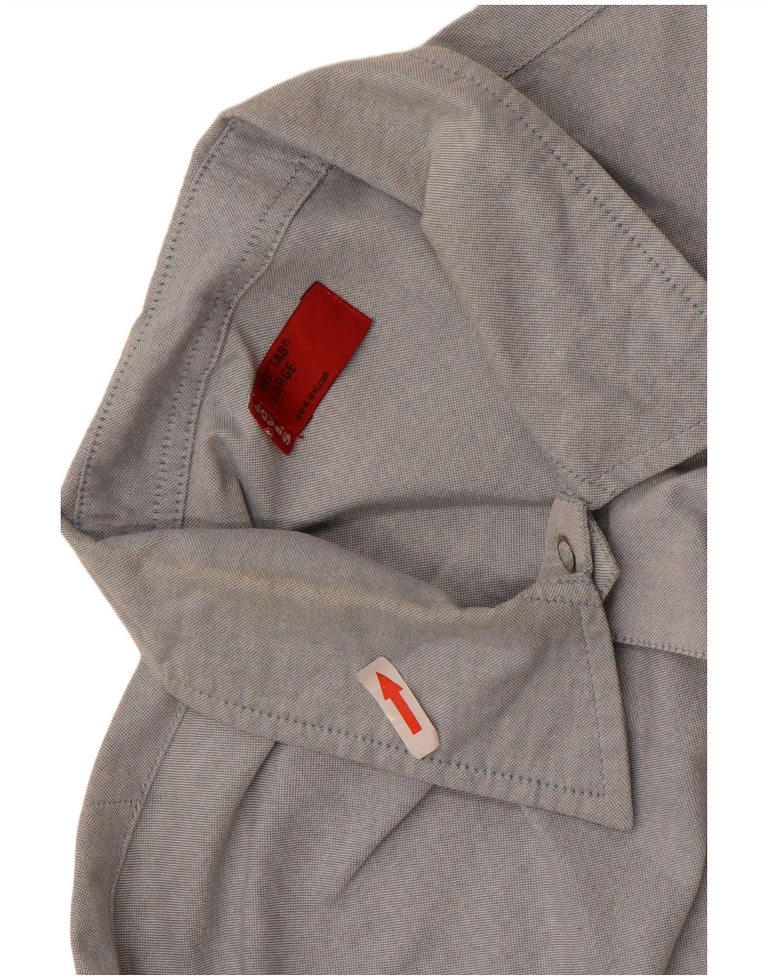 Мужская рубашка с коротким рукавом Levi's, большой размер, синяя, хлопок