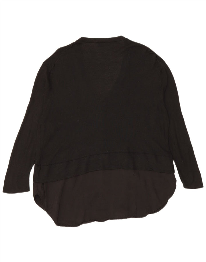 Женский удлиненный кардиган Zara UK 14, средний черный